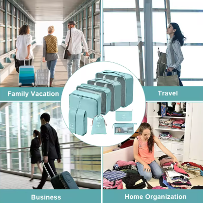 8 in 1 Travel Bag Pouches