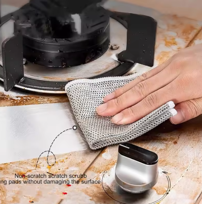 Non-scratch Wire Dishcloth